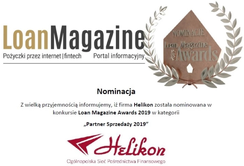 nominacja helikon loan magazine