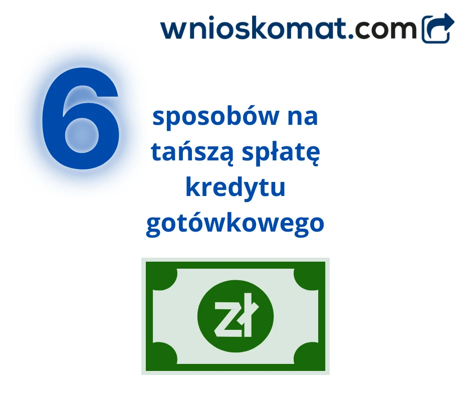 Sześć sposobów na tańszą spłatę kredytu gotówkowego